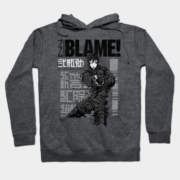 BLAME! [Killy] Hoodie by WitheredLotus